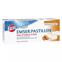 EMSER Pastilky do krku slaný karamel, 30 ks