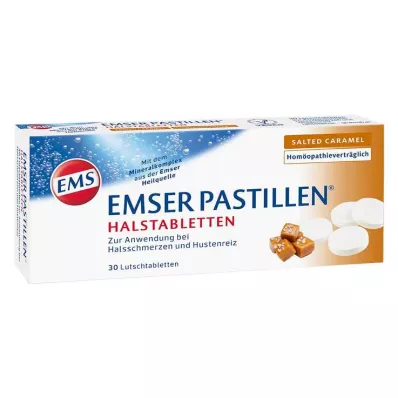 Emser Pastilles Tablety se slaným karamelem do krku, 30 ks