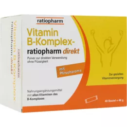 VITAMIN B-KOMPLEX-ratiopharm direct powder, 40 ks