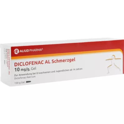 DICLOFENAC AL Gel proti bolesti 10 mg/g, 150 g