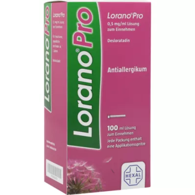 LORANOPRO 0,5 mg/ml Perorální roztok, 100 ml