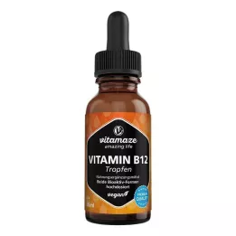 VITAMIN B12 100 µg vysokodávkované veganské kapky, 50 ml