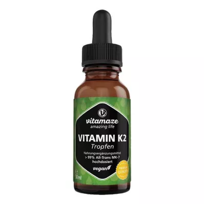 VITAMIN K2 MK7 kapky vysoce dávkované veganské, 50 ml