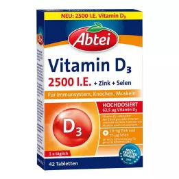 ABTEI Vitamin D3 2500 I.U. Tablety, 42 ks
