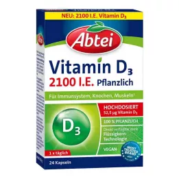 ABTEI Vitamin D3 2100 I.U. vegetariánské kapsle, 24 ks