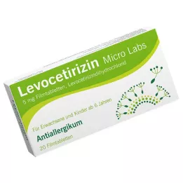 LEVOCETIRIZIN Micro Labs 5 mg potahované tablety, 20 ks
