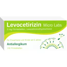 LEVOCETIRIZIN Micro Labs 5 mg potahované tablety, 100 ks
