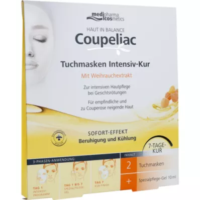 HAUT IN BALANCE Coupeliac Cloth Masks Intensive Treatment, 1 ks