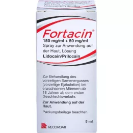 FORTACIN 150 mg/ml + 50 mg/ml sprej pro aplikaci na kůži, 5 ml