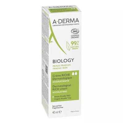 A-Derma Biology bohatý hydratační krém (40 ml) A-Derma Biology bohatý hydratační krém (40 ml)