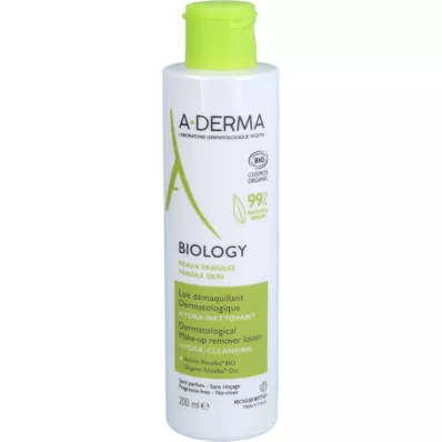 A-DERMA Biologická odličovací voda, 200 ml