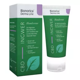 BIONORICA Derma Line Ginger-CBD Krém na ruce, 50 ml