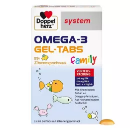 DOPPELHERZ Omega-3 gelové tablety rodinný systém, 120 ks
