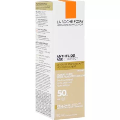 ROCHE-POSAY Anthelios Age Correct tónovaný krém.LSF 50, 50 ml