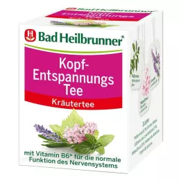 BAD HEILBRUNNER Filtrační sáček na čaj Head Relaxation, 8 ks