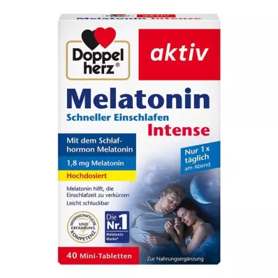DOPPELHERZ Melatonin tablety, 40 ks