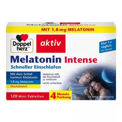 DOPPELHERZ Melatonin tablety, 120 ks