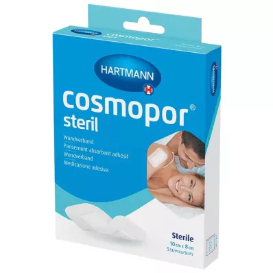 cosmopor® sterilní krytí na rány 10 cm x 8 cm, 5 ks