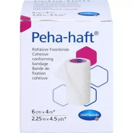 PEHA-HAFT Fixační obvaz bez latexu 6 cmx4 m OTC, 1 ks