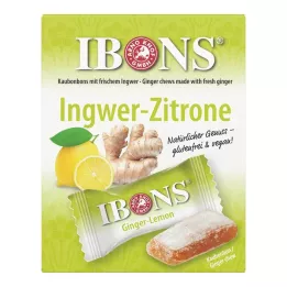 IBONS Žvýkací bonbony Ginger Lemon Box, 60 g