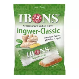 IBONS Sáček žvýkacích bonbonů Ginger Classic, 92 g