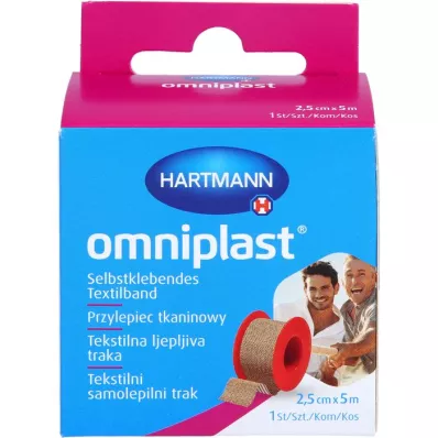 OMNIPLAST Fixační sádrová textilní nit 2,5 cm x 5 m OTC, 1 ks