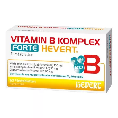 VITAMIN B KOMPLEX forte Hevert tablety, 60 ks