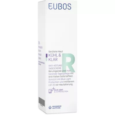 EUBOS KÜHL &amp; KLAR Denní krém proti zarudnutí LSF 20, 40 ml