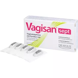 VAGISAN septové vaginální čípky s povidon-jódem, 5 ks