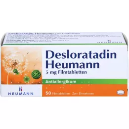 DESLORATADIN Heumann 5 mg potahované tablety, 50 ks