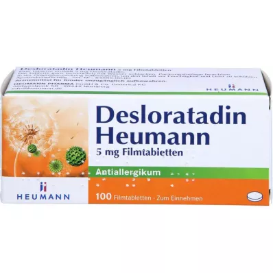 DESLORATADIN Heumann 5 mg potahované tablety, 100 ks