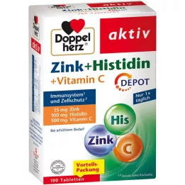 DOPPELHERZ Zinek+Histidin Depot Tablety aktivní, 100 ks