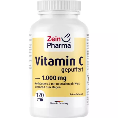 VITAMIN C KAPSELN 1000 mg pufrovaný, 120 ks