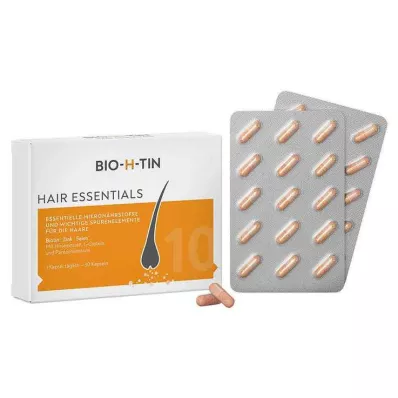 BIO-H-TIN Kapsle s mikroživinami Hair Essentials, 30 ks