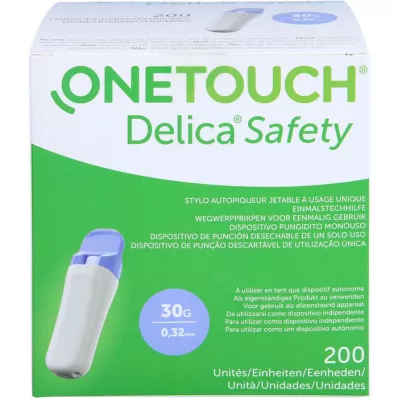 ONE TOUCH Bezpečnostní jednorázový lancingový přístroj Delica 30 G, 200 ks