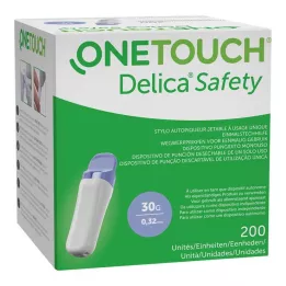 ONE TOUCH Bezpečnostní jednorázový lancingový přístroj Delica 30 G, 200 ks