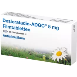 DESLORATADIN ADGC 5 mg potahované tablety, 20 ks