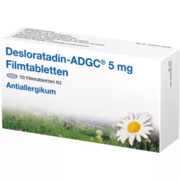 DESLORATADIN ADGC 5 mg potahované tablety, 50 ks