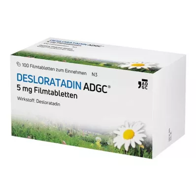 Desloratadin-ADGC 5 mg potahované tablety, 100 ks