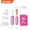 ELMEX Mezizubní kartáčky ISO velikost 0 0,4 mm růžové, 8 ks