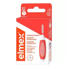 ELMEX Mezizubní kartáčky ISO velikost 1 0,45 mm oranžové, 8 ks