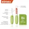 ELMEX Mezizubní kartáčky ISO velikost 5 0,8 mm zelené, 8 ks