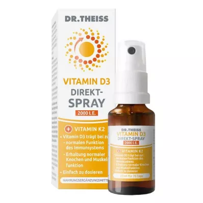 Dr.Theiss Vitamin D3 přímý sprej, 20 ml