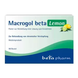 MACROGOL beta Lemon Plv.z.Her.e.e.Ls.zum Einnehmen, 10 ks