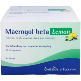 MACROGOL beta Lemon Perorální přípravek, 50 ks