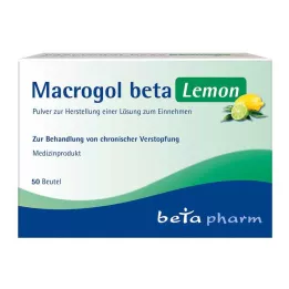 MACROGOL beta Lemon Perorální přípravek, 50 ks