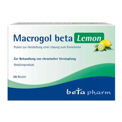 MACROGOL beta Lemon Perorální přípravek, 50 ks