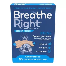 BESSER Breathe Breathe Right Noseplug normal beige, 10 ks
