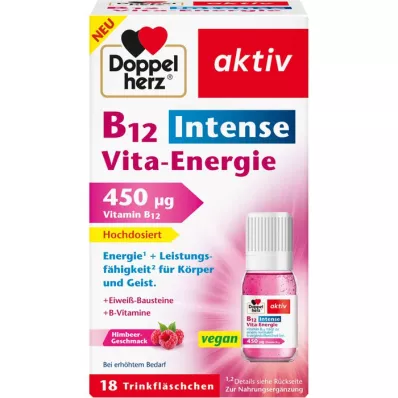 DOPPELHERZ B12 Intense Vita-Energie Trinkfl., 18 ks