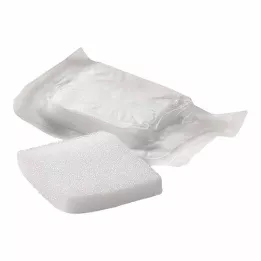Ligasano bílý obvaz 1x5x5 cm sterilní, 10 ks